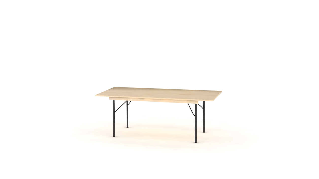 Sitztisch "Bankett" LxBxH 100x200x75 (nur mit TD + Molton verwendbar, haben Gebrauchsspuren)  Sondermaß